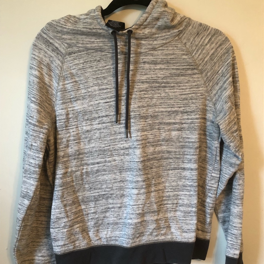 Reebok Heather Gray Hooded sweatshirt